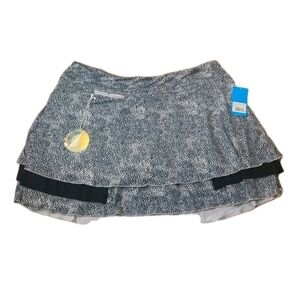 GG Blue Golf Court 18 Ruffle Tiered Athletic Skort Sz 3X Tennis Pickleball New